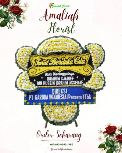 Papan Bunga Duka di Pucang